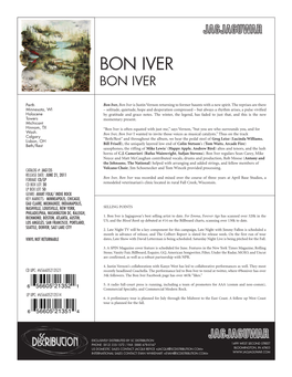 Bon Iver Bon Iver