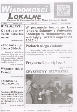 LOKALNE Nr 1/154 Strona 1 WSROD Cmentarz W Pradze - Umber- Kart Historii Drugiej Wojny to Eco