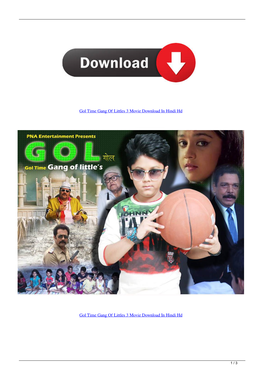 Gol Time Gang of Littles 3 Movie Download in Hindi Hd
