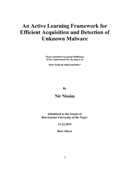 An Active Learning Framework for Efficient Acquisition and Detection of Unknown Malware