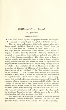 Ethnology of Japan