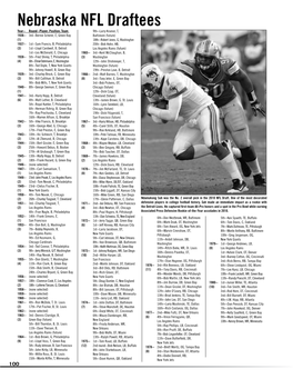 Nebraska NFL Draftees