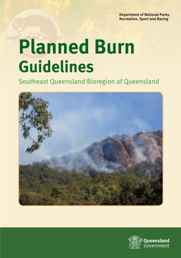 South East Queensland Planned Burn Guideline