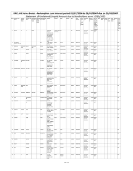 KRCL-6B Series Bonds