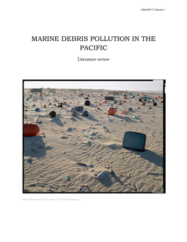MARINE DEBRIS POLLUTION in the PACIFIC Literature Review