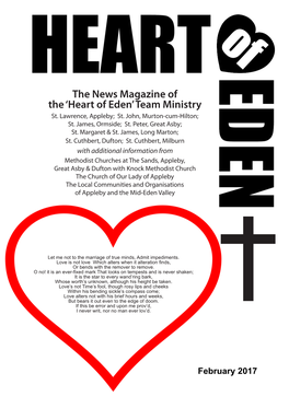 The News Magazine of the 'Heart of Eden' Team Ministry