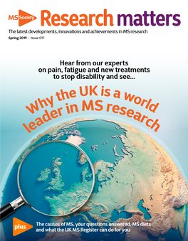 Research Matters Spring 2019 Contents