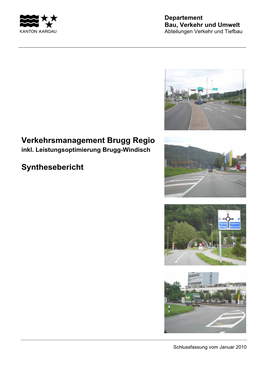 Verkehrsmanagement Brugg Regio Synthesebericht