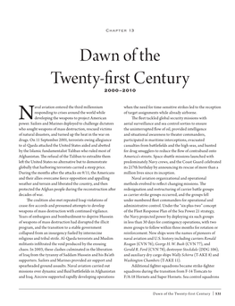 Chapter 13: the Dawn of the Twenty-First Century 2000–2010