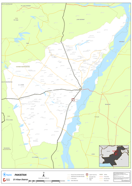 Map of District DI Khan with Provinces