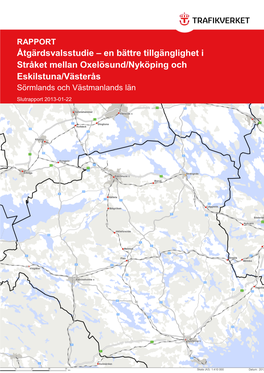 Slutrapport Åtgärdsvalsstudie Nyköping-Eskilstuna