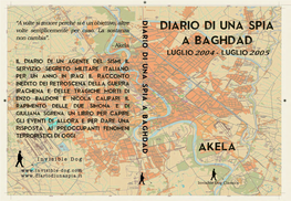 Diario Di Una Spia a Baghdad Luglio 2004-Luglio 2005