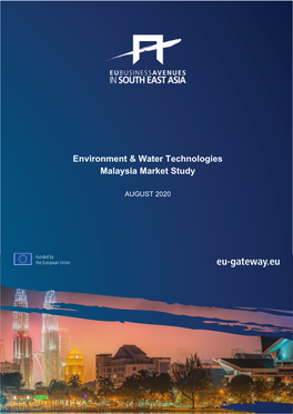 Environment & Water Technologies Sector (Malaysia Market Study)