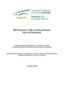 N69 Kilcornan Traffic Calming Scheme Part VIII Particulars