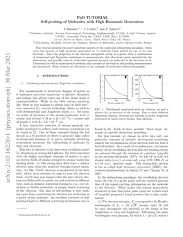 Self-Probing of Molecules with High Harmonic Generation