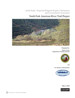 North Fork American River Trail Project