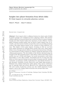 Insights Into Planet Formation from Debris Disks: II. Giant Impacts In