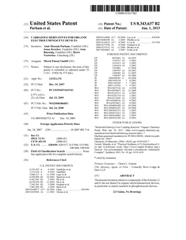 (12) United States Patent (10) Patent No.: US 8,343,637 B2 Parham Et Al