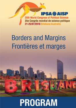 Program IPSA 25Th World Congress of Political Science