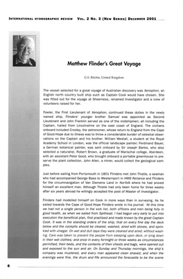 Matthew Flinder's Great Voyage