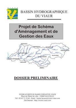 Projet De Schéma D Aménagement Et De Gestion Des Eaux