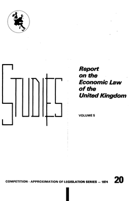 Report on the Economie Law of the United Kingdom