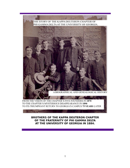 Biographies of the Original Members of the Kappa Deuteron Chapter