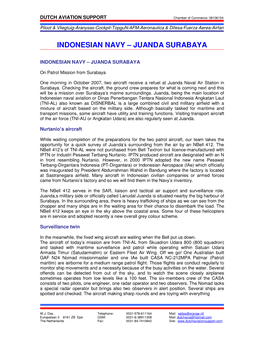 Indonesian Navy – Juanda Surabaya