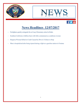 News Headlines 12/07/2017