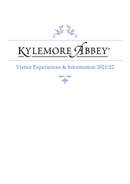 Visitor Experiences & Information 2021/22
