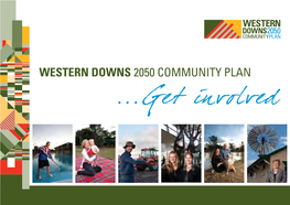 Western Downs 2050 Community Plan