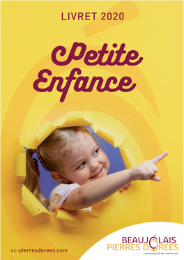 LIVRET 2020 Petite Enfance