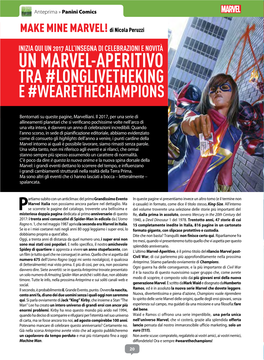 Un Marvel-Aperitivo Tra #Longlivetheking E #Wearethechampions