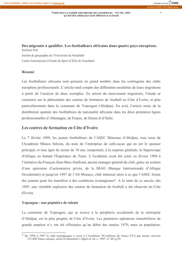 Les Centres De Formation En Côte D'ivoire