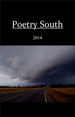 Poetry South 2014 Cover