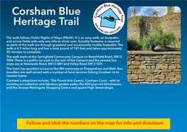 Corsham Blue Heritage Trail