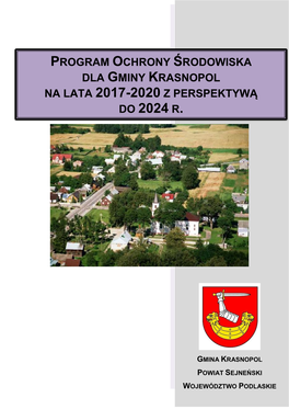 Program Ochrony Środowiska Dla Gminy Krasnopol Na Lata 2017-2020 Z Perspektywą Do 2024 R