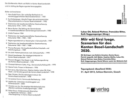 201211 Y.§.C.T§G Im Abgekürzten Verfahren - 2003 «Plea Bargaining» Im Kanton Basel-Landschaft? Herausgeber: Inhaltsverzeichnis Lic