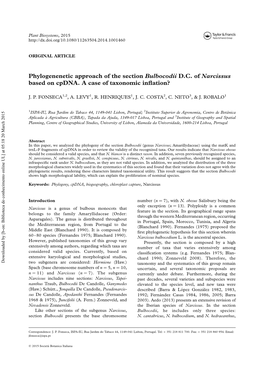 REP-JCCOSTA-Phylogenenetic Approach of the Section Bulbocodii-1