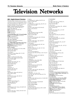 TV Networks: Canal Vie, Canal D, Vrak Tv, Ztélé, and Financial News and Analysis