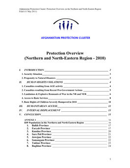 Protection Overview on the Northern and North-Eastern Region Final (11 May 2011)