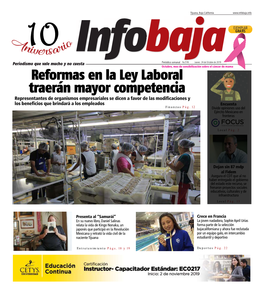 Reformas En La Ley Laboral Traerán Mayor Competencia