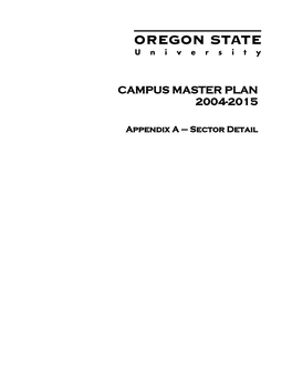 Campus Master Plan 2004-2015