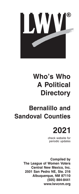 Who's Who a Political Directory