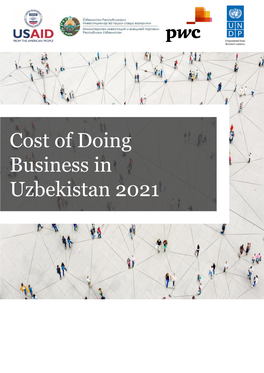 Cost of Doing Business in Uzbekistan 2021 Copyright and Disclaimers