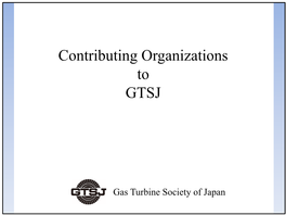 Contributing Organizations to GTSJ