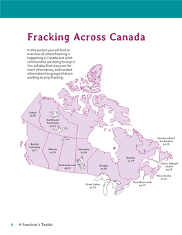 A Fracktivist's Toolkit: Fracking Across Canada