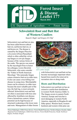 Schweinitzii Root and Butt Rot of Western Conifers Susan K