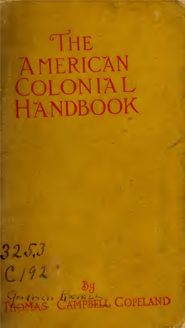 American Colonial Handbook