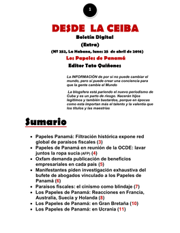Panamá Papers (16 ) • Autoridades Españolas Advierten Que Irán Tras Los Que Evadieron Impuestos Por Armando G